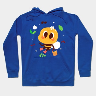 Bee Hand Drawn Cartoon Hoodie